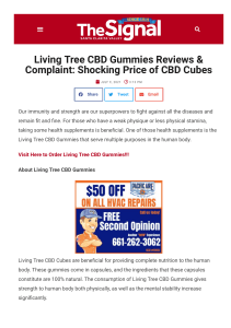 Living Tree CBD Gummies: Launched News 2021 CBD Gummies