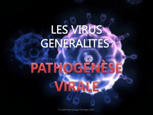 1et2e9cours pathogénèse virale