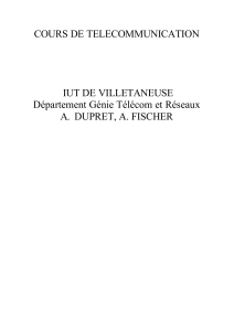 Modulations Num&eacute;riques & Multiplexage - Cours T&eacute;l&eacute;com