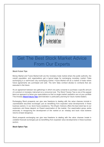 Get The Best Stock Market Advice From Our Experts