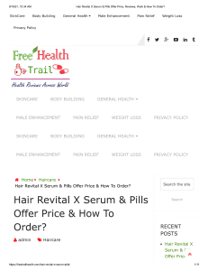 Hair Revital X