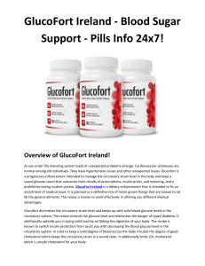 GlucoFort Ireland - Blood Sugar Support - Pills Info 24x7!