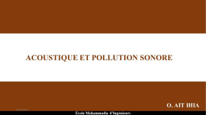 Pollution acoustique