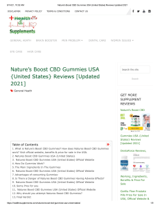  How to Use Natures Boost CBD Gummies and Dosage?