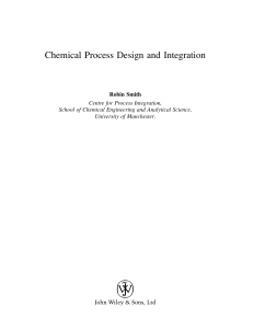 Robin Smith - Chemical Process Design and Integration