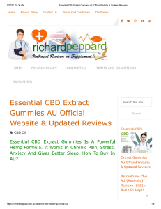 Essential CBD Extract Gummies Introduction And Benefits