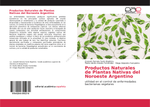 Productos Naturales de Plantas del Noreste de Argentina