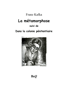 Kafka La metamorphose
