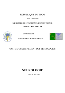 COURS DE SEMIOLOGIE-NEUROLOGIE DCEM1 doc