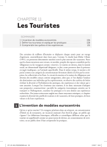 Les Touristes - sociologie