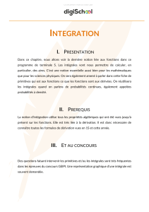 Ingé - Intégration maths GEIPI - HAUTOT
