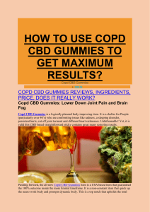 COPD CBD GUMMIES REVIEWS, INGREDIENTS, PRICE, DOES IT REALLY WORK?