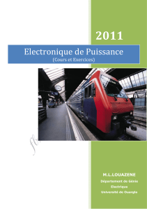 Cours Electronique de Puissance et exercices (1)