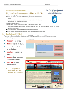 balise structurante css