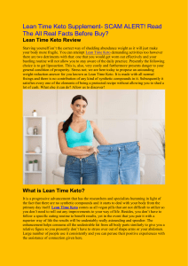 Lean Time Keto Reviews – (2021 Updated) Does it Really Works?