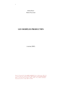 Boyer - Les modèles productifs (version 2005)
