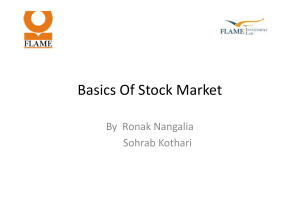 Basics Of Stock Market - FIL Stock Market