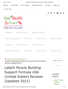 LabelX Muscle Building Support