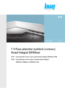 KNAUF Integral FHB F18 FR 2018