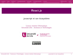 cours react