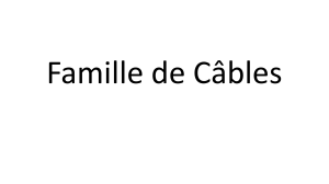 FAMILLE DE cables