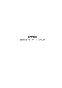 Chp III-Conditionnement des capteurs