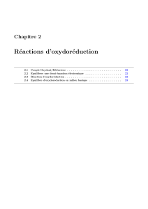 Chapitre2 Oxydoreduction