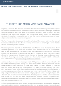 Can a Merchant Cash Advance go after my new business