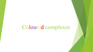 Coloured complexes
