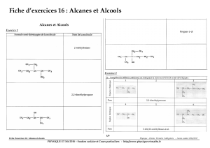 Chapitre16-Alcanes Alcools