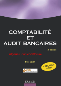 Comptabilité et Audit Bancaire