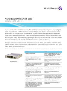 Datasheet Alcatel Lucent OS6855-datasheet