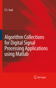 Algorithm Collections for Digital Sign
