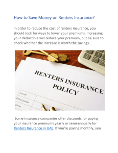 How to Save Money on Renters Insurance in UAE?