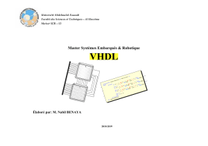 Cours VHDL 2018