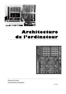 Architecture des ordinateurs