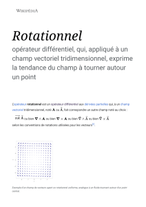 Rotationnel — Wikipédia