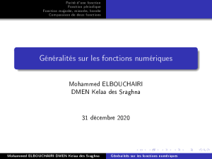 03 generalitesfonction Med ELBOUCHAIRI