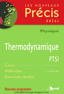 Précis Bréal - Thermodynamique (PTSI, MPSI) by Georges Faverjon (z-lib.org)