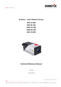 laser distance mètre dimetix 10-150