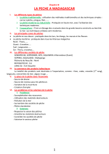 GEOGRAPHIE LA PECHE ET LA FORET A MADAGASCAR