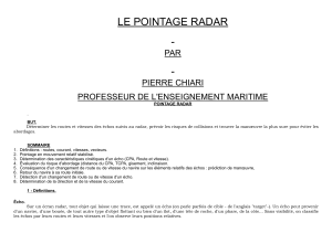 pointage radar