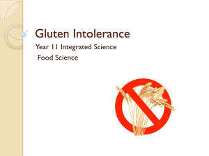 Gluten intolerance1