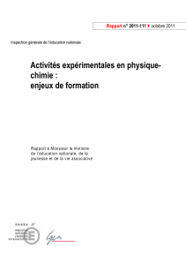 Rapport 2011-Activites experimentales en physique-chimie