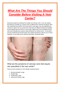 What Are The Things You Should Consider Before Visiting A Vein Center
