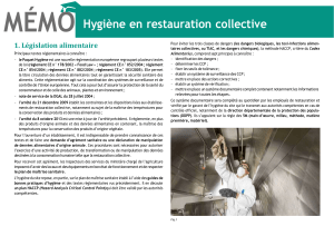 hygiène en restauration collective