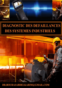 1 Diagnostic des défaillances des systèmes industriels 2019