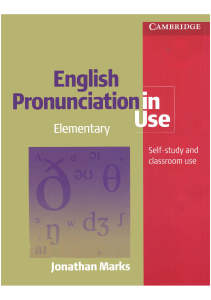 English pronunciatiob in use