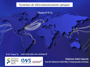 Telecoms optiques Master 2 2015