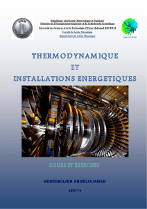 INSTALLATIONS ENERGETIQUES